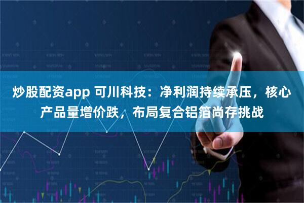 炒股配资app 可川科技：净利润持续承压，核心产品量增价跌，布局复合铝箔尚存挑战